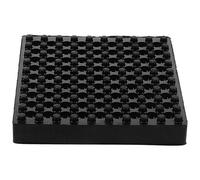Warmhm Tapis de Sol d'exercice Tapis de Gym en Caoutchouc Noir Amortisseur du Bruit Protection du Sol L'équipement pour Salle de Sport et Patins de Pieds de Meubles