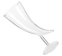 Warmhm Tasse en Verre Forme de Lune Tasse à Vin Décorative Verre Transparent pour Bar et Restaurant Gobelet à Boire Convient pour Fête et Banquet