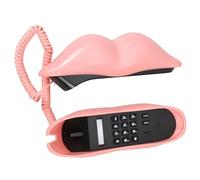 Warmhm Téléphone Filaire Créatif Forme De Lèvres Rouges Pour Décoration De Bureau à Domicile Pour Hôtels Et Bars