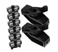 Warmhm Tendeur De Corde Portable Noir pour Clôture Électrique Lot De 8 Pièces, Serrage-Fils en Plastique Robuste pour Jardin Et Fixation Stable