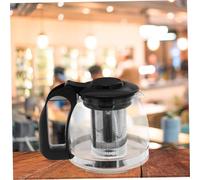 Warmhm Théière Verre avec Filtre Inox pour Infusion de Thé et Fleurs pour Amateurs de Thé Usage et