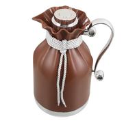 Warmhm Thermal Tea Carafe With Glass Liner Large Capacity Insulated Dispenser For Hot Beverages Family Office Travel Picnic