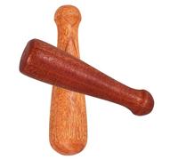 Warmhm Tiges de Broyage en Bois 2 Pièces Pilon à Aliments Manuel Écologique Outil Cuisine pour Ail et Épices Presse-purée Naturel Ustensiles Pratiques pour Maison Cuisine