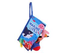 Warmhm Tissu Froissé pour Garçon Fille Activités Portable Thème de Océan Jouet de Développement Essentiel pour Nourrisson