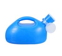 Warmhm Urinoir Masculin Portable 3000Ml Bleu Anti-Déversement avec Large Ouverture Lisse, Flacon d'Urine d'Urgence pour Nuit, Voyage et Activités Extérieures