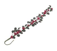 Warmhm Vigne Fleur Miniature Rose Artificielle pour Maison de Poupée Guirlande Fleurie Miniature et Réaliste