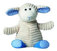 Warmies agneau en peluche chaud 27 cm blanc/bleu Bleu G
