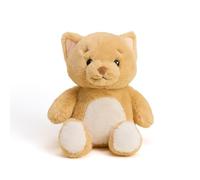 warmies Animal en peluche lesté chauffant et rafraîchissant en forme de chat mignon - Jouet d'aromathérapie réconfortant à la lavande - Animaux en peluche lestés relaxants pour l'anxiété