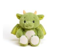 warmies Animal en peluche lesté chauffant et rafraîchissant en forme de dragon mignon - Jouet d'aromathérapie réconfortant à la lavande - Animaux en peluche lestés relaxants pour l'anxiété