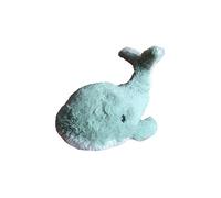 Warmies - Bouillotte micro-ondes à graines avec housse déhoussable - Baleine verte