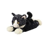 Warmies chat en peluche chaud 26 cm gris foncé