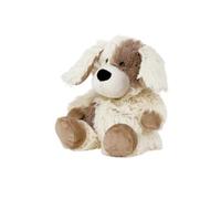 Warmies chiot de taille mini, entièrement micro-ondable et lestée, coussin chauffant en peluche pour l'anxiété, refroidi au congélateur ou au micro-ondes, coussin chauffant pour