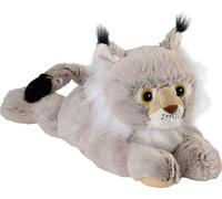 Warmies® Coussin chauffant/animal en peluche "Lynx" millet remplissage lavande 36cm 750g