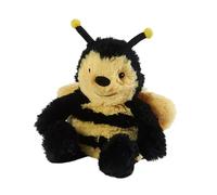 Warmies Coussin chauffant Bumblebee Sac de blé lavable au micro-ondes, Coussin chauffant lestée légèrement parfumée à la lavande française, coussin chauffant entièrement chauffant, taille junior