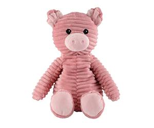 Warmies® Coussin chauffant en peluche « Pure Cochon » - Rembourrage amovible et lavande - 33 cm - 550 g