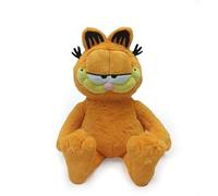 Warmies Coussin Chauffant Garfield inspiré du Film Garfield, Un Coussin Chauffant Compatible avec Le Micro-Ondes, lesté et délicatement parfumé à la Lavande française.