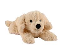 Warmies Coussin chauffant Golden Retriever - Garnissage amovible à la lavande - 35 cm - 750 g - Beige