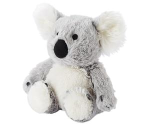 Warmies Coussin chauffant Koala en peluche micro-ondable, doux et chaud/froid, parfumé à la lavande française, coussin chauffant tout doux