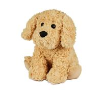 Warmies Coussin chauffant micro-ondable Cockerpoo Junior en peluche, légèrement parfumé à la lavande française, tout doux