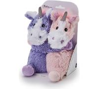 Warmies Coussin Chauffant Peluche douce au micro-ondes avec parfum de lavande Licornes étreintes