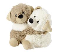 Warmies® Lot de 2 coussins chauffants en peluche avec garnissage en millet lavande