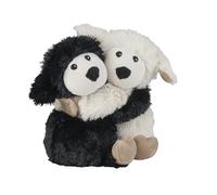 Warmies Lot de 2 doudous « moutons » noir et blanc