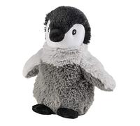 Warmies Coussin chauffant MINIS Baby-Pingouin – Remplissage lavande – 19 cm Gris – 1 pièce
