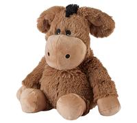 Warmies Peluche Âne Sac de Blé Micro-ondable, Peluche Chauffante Légèrement Parfumée à la Lavande Française, Sac de Blé Chauffant ou Rafraîchissant pour la Relaxation et le Soulagement Chaleureux