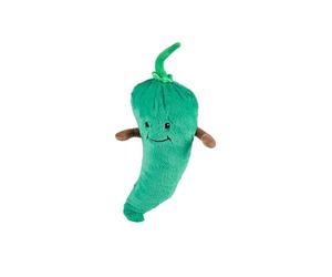 Warmies Peluche au piment vert de grande taille, entièrement adaptée au micro-ondes et doudou lesté pour l'anxiété, refroidir au congélateur ou au micro-ondes, coussin chauffant doux