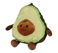 Warmies Peluche Avocat Micro-ondable Peluche Lourde avec Parfum de Lavande Française, Sac de Blé Chaud ou Froid pour Relaxation Fraîche et Soulagement Chaud