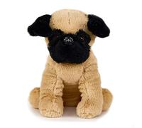 Warmies Peluche Carlin Micro-ondable, peluche lestée et chauffante, légèrement parfumée à la lavande française - Grande taille