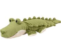 Warmies peluche chauffante crocodile vert blanc noir millet-lavande