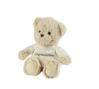 Warmies- Peluche chauffante, War-SEN-1, crème, Moyen