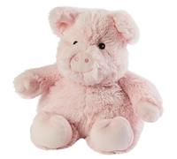 Warmies Peluche Cochon Sac Micro-ondable Parfumé à la Lavande Française, Jouet Chauffant ou Rafraîchissant pour la Relaxation et le Soulagement Chaleureux, Convient aux Adultes et aux Enfants
