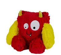 Warmies® Peluche entièrement chauffante parfumée à la lavande française - Monstre rouge vif