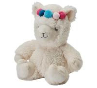 Warmies Peluche Lama Sac de Blé Micro-ondable, Peluche Poudrée Parfumée à la Lavande Française, coussin chauffant Chauffant Micro-ondable Convient aux Adultes et aux Enfants