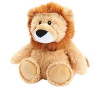 Warmies Peluche Lion Micro-ondable Peluche Lourde avec Parfum de Lavande Française, Sac de Blé Chaud ou Froid pour Relaxation Fraîche et Soulagement Chaud