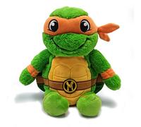 Warmies Peluche Michel-Ange - Passe au micro-ondes - En peluche lestée et chauffante pour adultes et enfants - Doudou en peluche délicatement parfumée à la lavande française - Orange