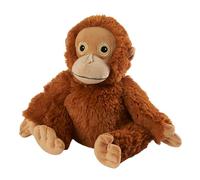 Warmies Peluche orang-outan lestée avec parfum de lavande française, sac, passe au micro-ondes pour soulager l'anxiété et le stress, taille junior, peluche chaude ou froide