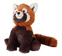 Warmies Peluche Panda Roux Micro-ondable Peluche Lourde avec Parfum de Lavande Française, Sac de Blé Chaud ou Froid pour Relaxation Fraîche et Soulagement Chaud
