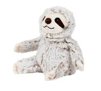 Warmies Peluche paresseux guimauve de petite taille, entièrement micro-ondable et lestée, jouet en peluche pour l'anxiété, refroidi au congélateur ou au micro-ondes, coussin chauffant pour peluche