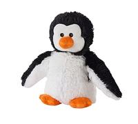 Warmies Peluche Pingouin Noir et Blanc Sac de Blé Micro-ondable, Coussin Chauffant Poudré Convient à Tous Âges, À Rafraîchir au Congélateur pour un Soulagement Rafraîchissant, Peluche Poudrée Pingouin