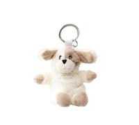 Warmies Porte-Clés Chiot, 16 cm - Porte-Clés Peluche Parfumé à la Lavande Française, Accessoire Doux pour Clés ou Sacs