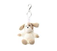 Warmies Porte-Clés Chiot avec Nettoyeur d'Écran en Microfibre, 21 cm - Accessoire de Sac Parfumé à la Lavande Française pour Téléphones, Ordinateurs Portables et Tablettes