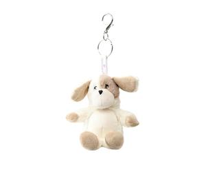 Warmies Porte-Clés Chiot avec Nettoyeur d'Écran en Microfibre, 21 cm - Accessoire de Sac Parfumé à la Lavande Française pour Téléphones, Ordinateurs Portables et Tablettes