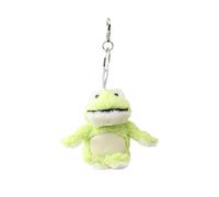 Warmies Porte-Clés Grenouille avec Nettoyeur d'Écran en Microfibre, 21 cm - Accessoire de Sac Parfumé à la Lavande Française pour Téléphones, Ordinateurs Portables et Tablettes