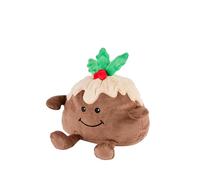 Warmies Pudding de Noël, passe au micro-ondes, légèrement parfumé à la lavande française, réfrigérez dans un congélateur pour soulager le refroidissement, douillet et chaud