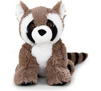 Warmies Raton laveur en peluche - Passe au micro-ondes - Grand format - Doudou chauffant pour enfants et adultes - Parfum lavande française