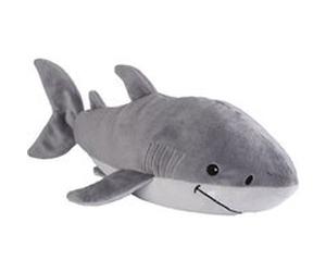 Warmies requin câlin chaud 35 cm gris Gris G