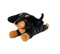 Warmies Sac de blé en Coussin chauffant teckel, lavable au micro-ondes, Coussin chauffant lestée lavande française, ours en Coussin chauffant chaud ou froid pour la relaxation, taille junior